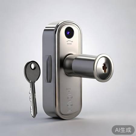 备用钥匙开锁，再设新密码