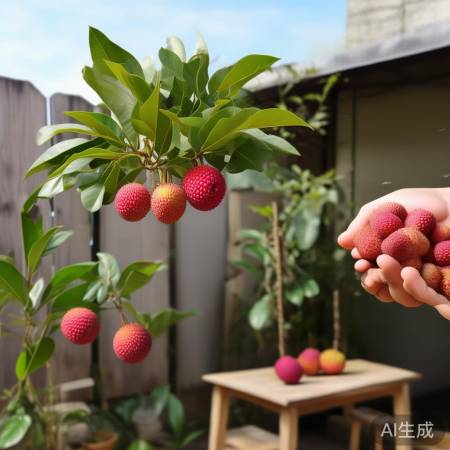 荔枝贵,网友种果省心