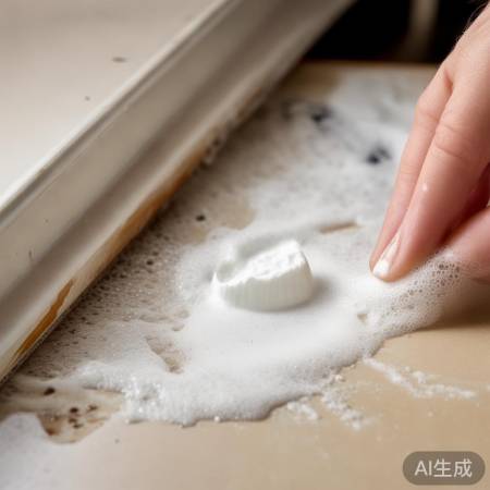 牙膏除密封条异味，清洁便捷。