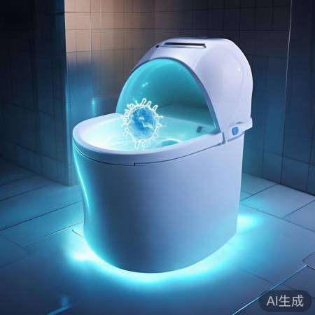 蓝光杀菌,马桶消毒神器