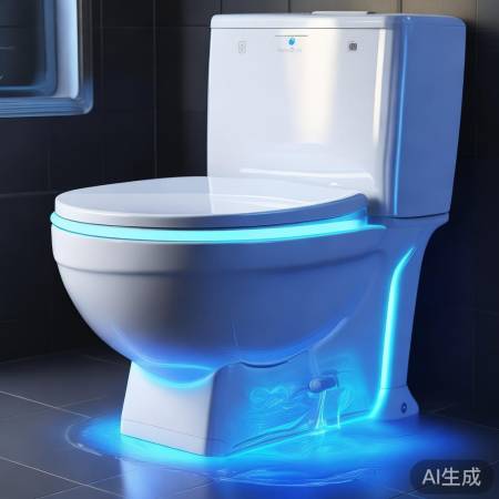 智能马桶蓝光杀菌,便捷高效
