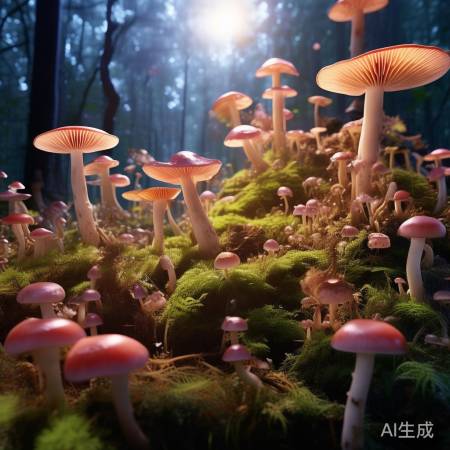 “全菌奇观，大自然之美”