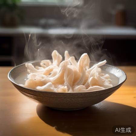 银耳温水泡发,营养保留佳