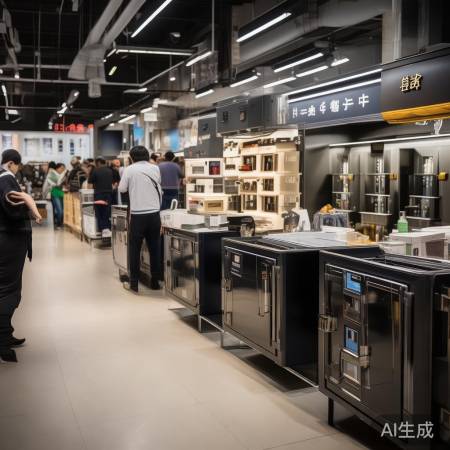沁阳家居建材市场保险柜品质考察