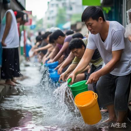 杭州高温环保倒水活动