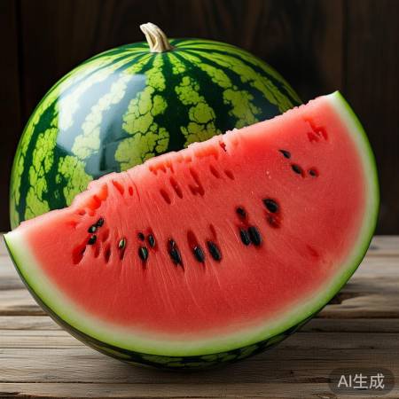 西瓜光滑无斑