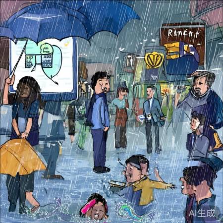 防汛笑话:各部门默契配合