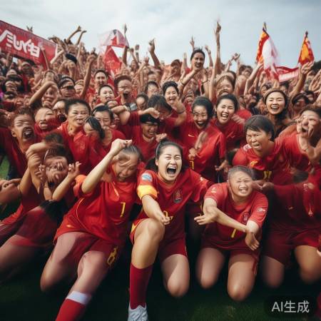 中国女足精神辉煌，体育精神永存